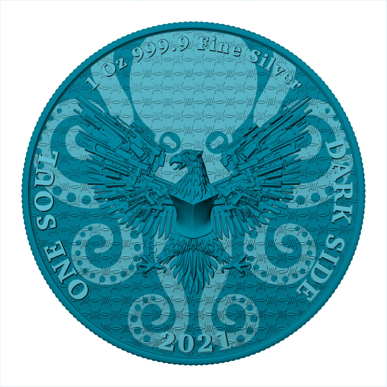 Dark Side 2021 1 Soul Liberator Superheroes 1 Oz Silver Round Aquaman