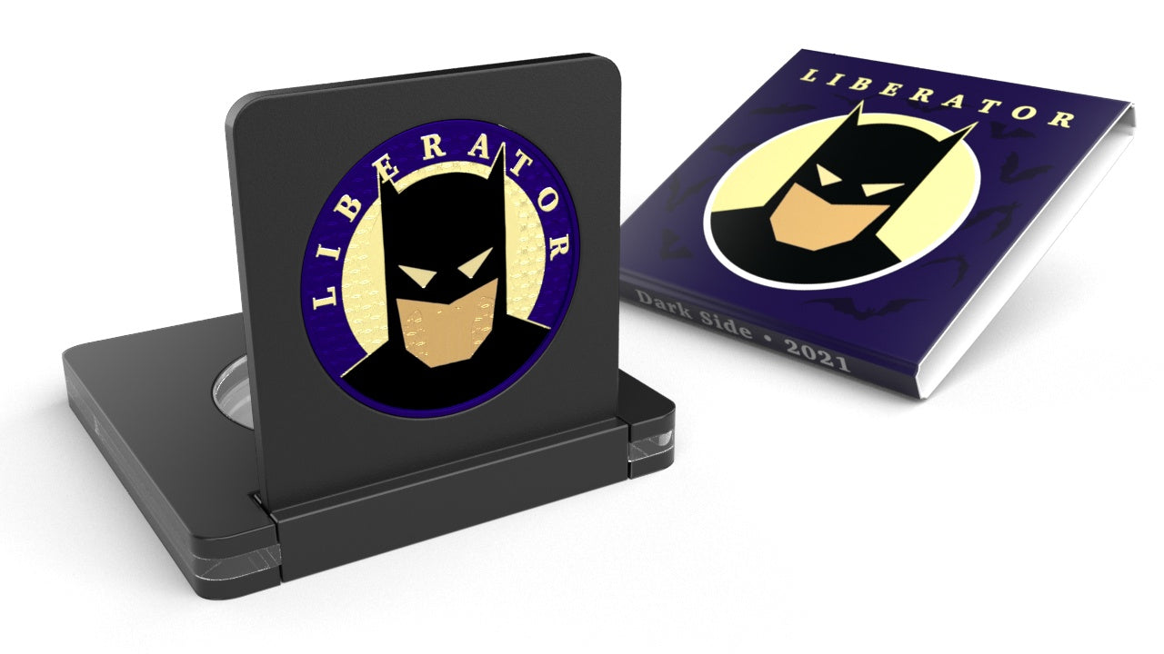 Dark Side 2021 1 Soul Liberator Superheroes 1 Oz Silver Round Batman