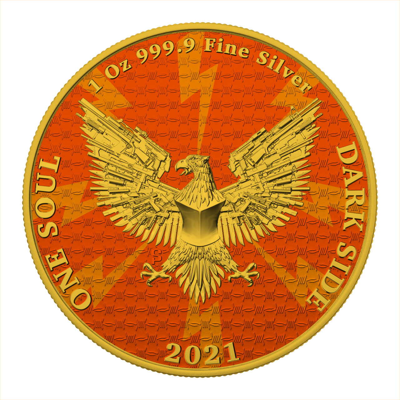 Dark Side 2021 1 Soul Liberator Superheroes 1 Oz Silver Round Flash