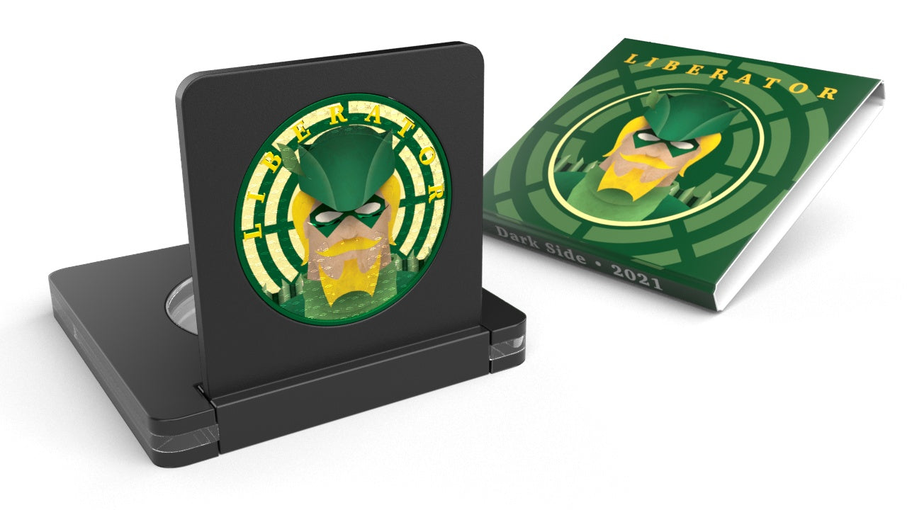 Dark Side 2021 1 Soul Liberator Superheroes 1 Oz Silver Round Green Arrow