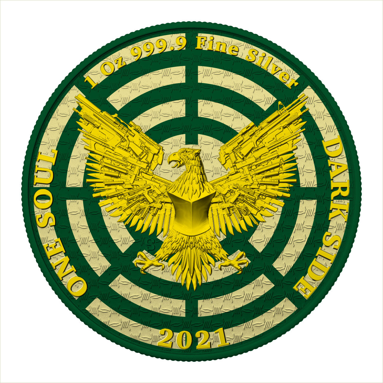 Dark Side 2021 1 Soul Liberator Superheroes 1 Oz Silver Round Green Arrow