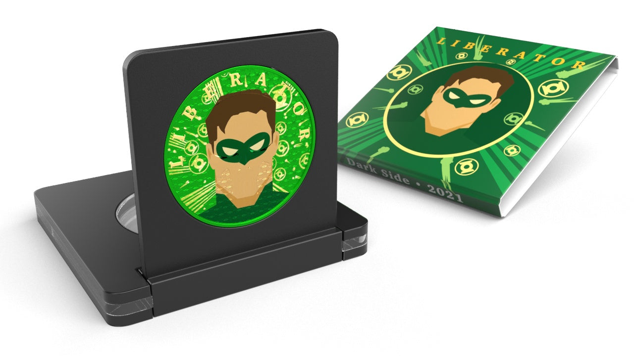 Dark Side 2021 1 Soul Liberator Superheroes 1 Oz Silver Round Green Lantern