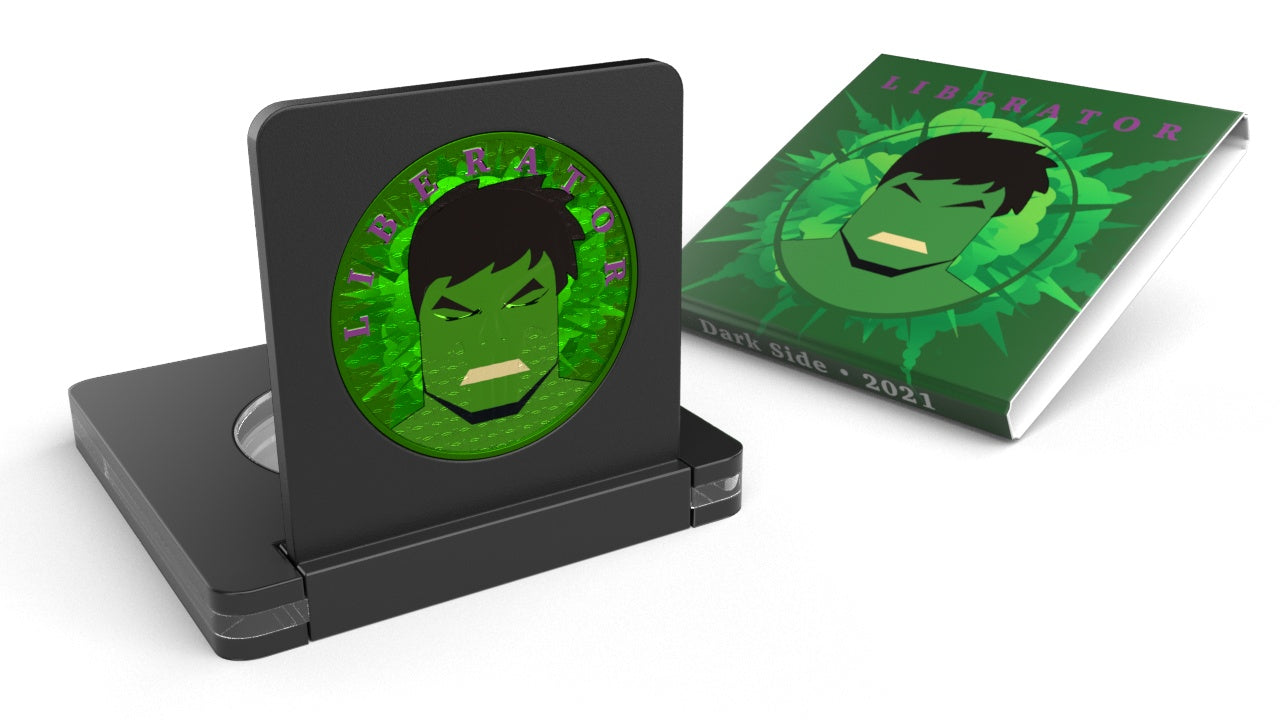 Dark Side 2021 1 Soul Liberator Superheroes 1 Oz Silver Round Hulk