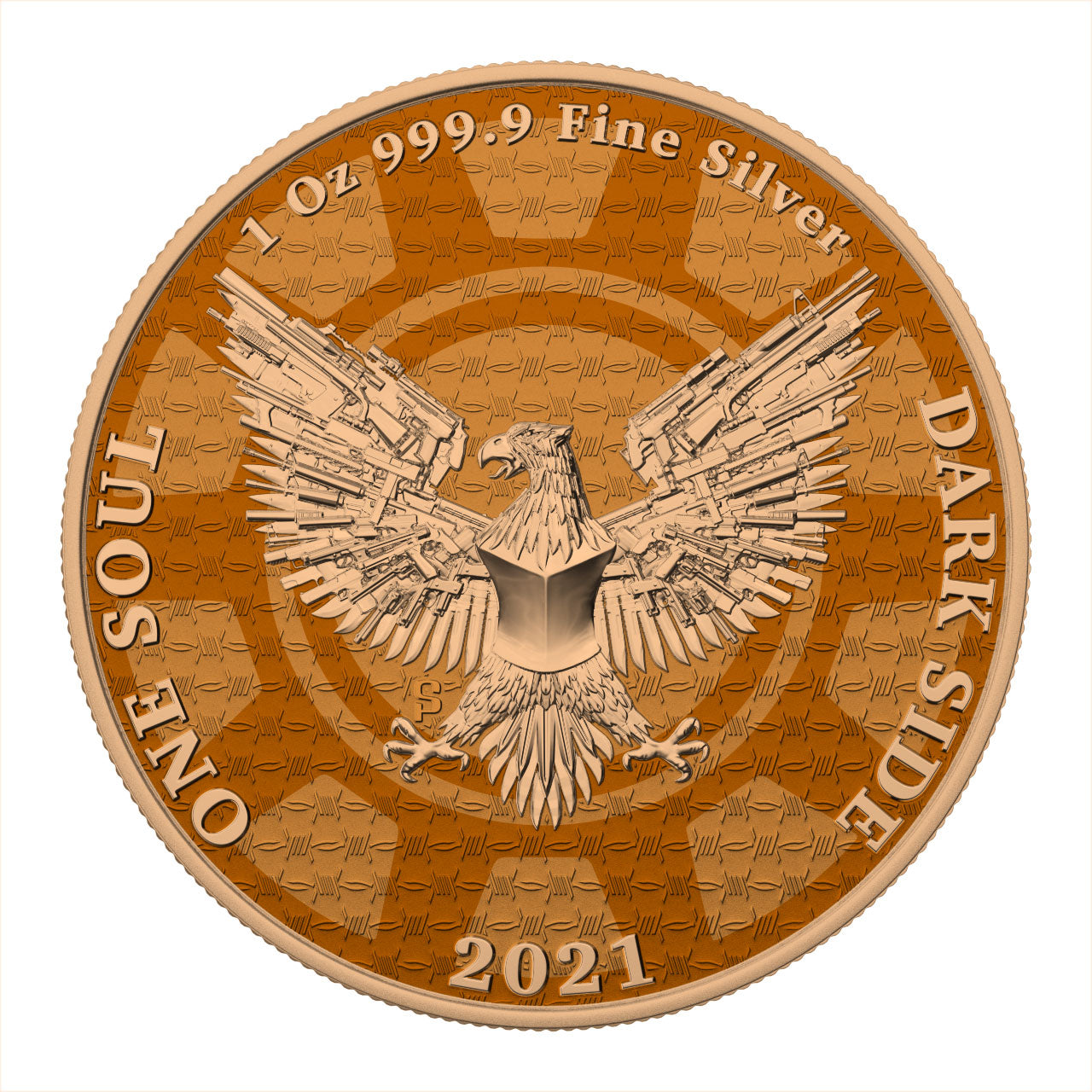 Dark Side 2021 1 Soul Liberator Superheroes 1 Oz Silver Round Iron Man