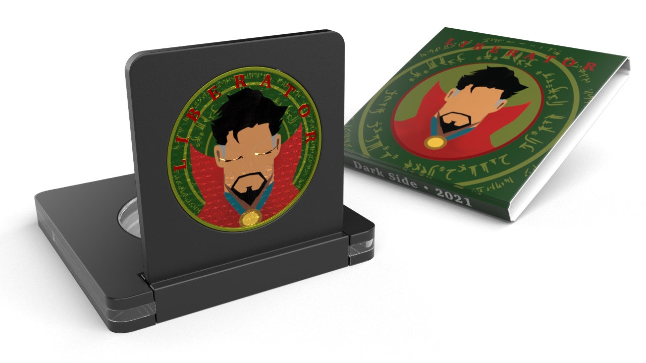 Dark Side 2021 1 Soul Liberator Superheroes 1 Oz Silver Round Dr. Strange