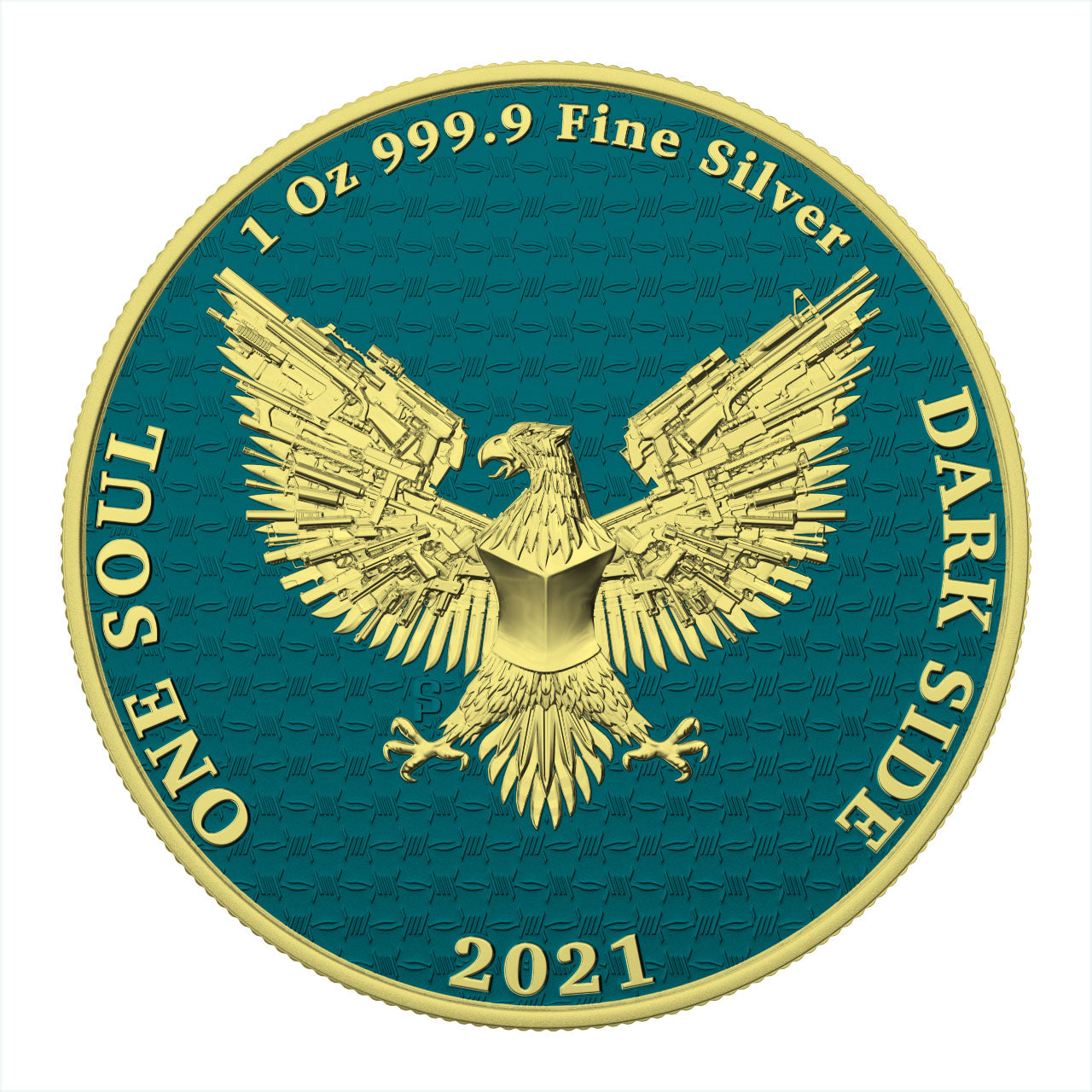 Dark Side 2021 1 Soul Liberator Superheroes 1 Oz Silver Round Superman