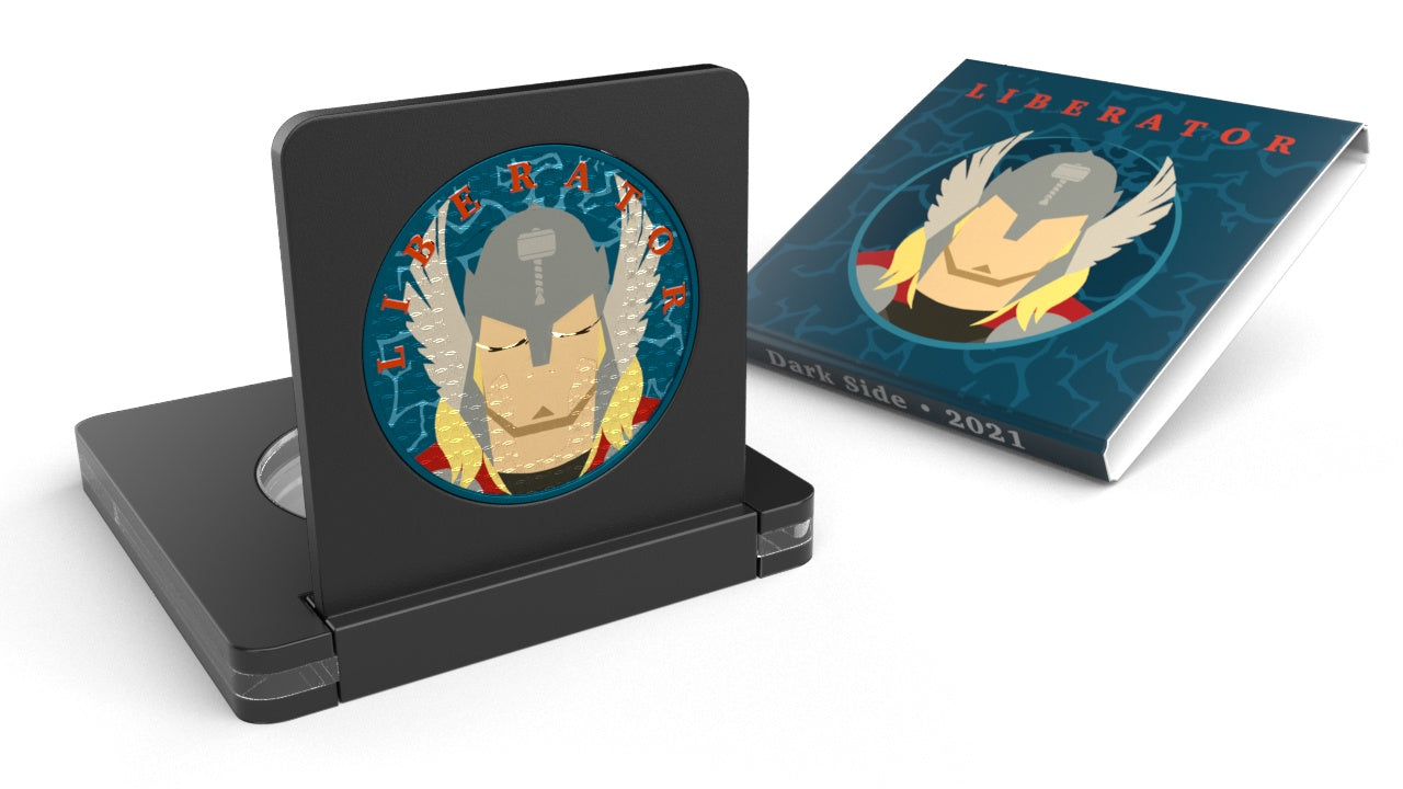 Dark Side 2021 1 Soul Liberator Superheroes 1 Oz Silver Round Thor