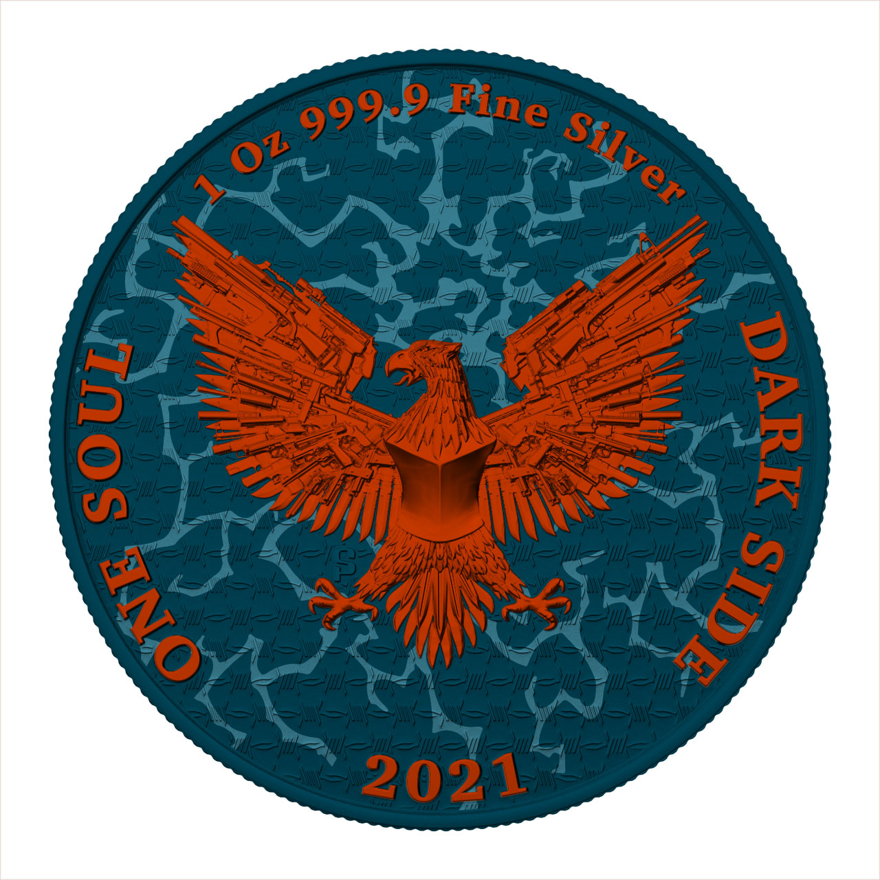 Dark Side 2021 1 Soul Liberator Superheroes 1 Oz Silver Round Thor