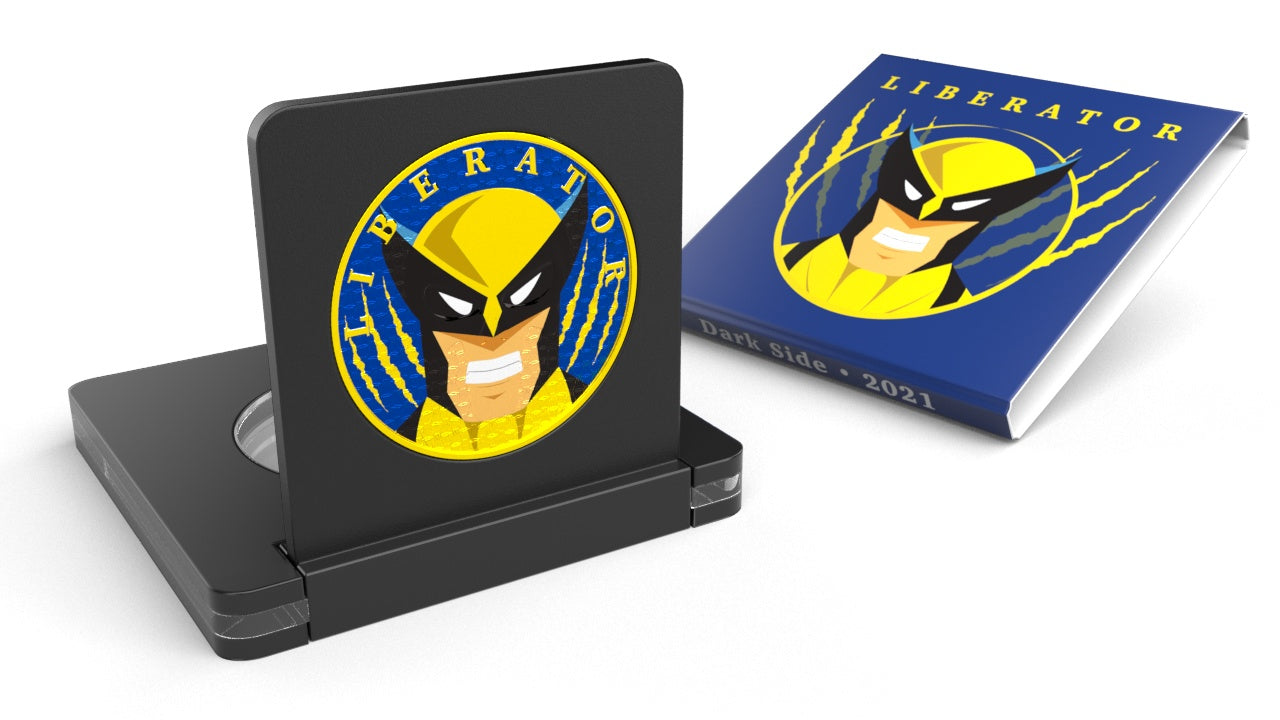 Dark Side 2021 1 Soul Liberator Superheroes 1 Oz Silver Round Wolverine