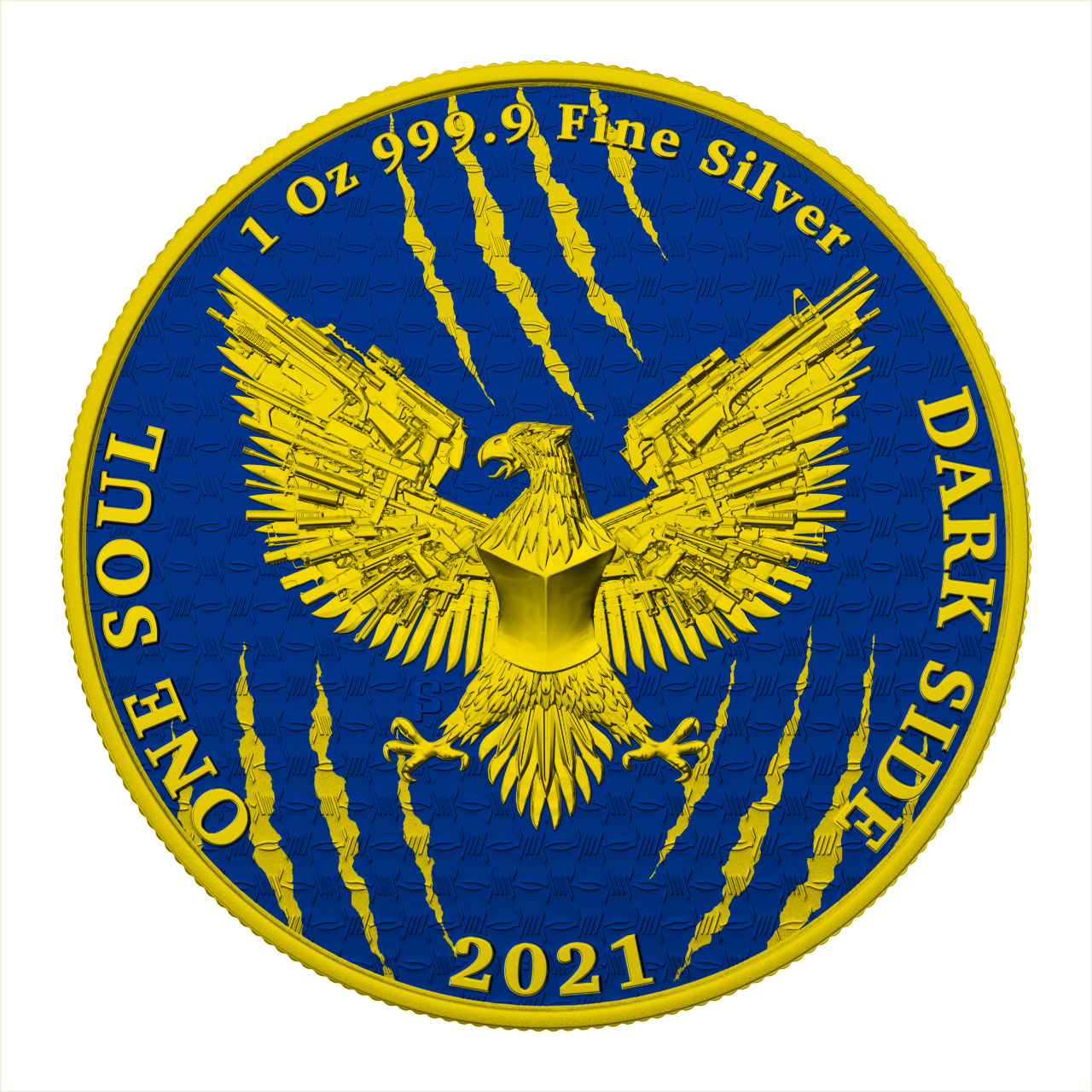 Dark Side 2021 1 Soul Liberator Superheroes 1 Oz Silver Round Wolverine