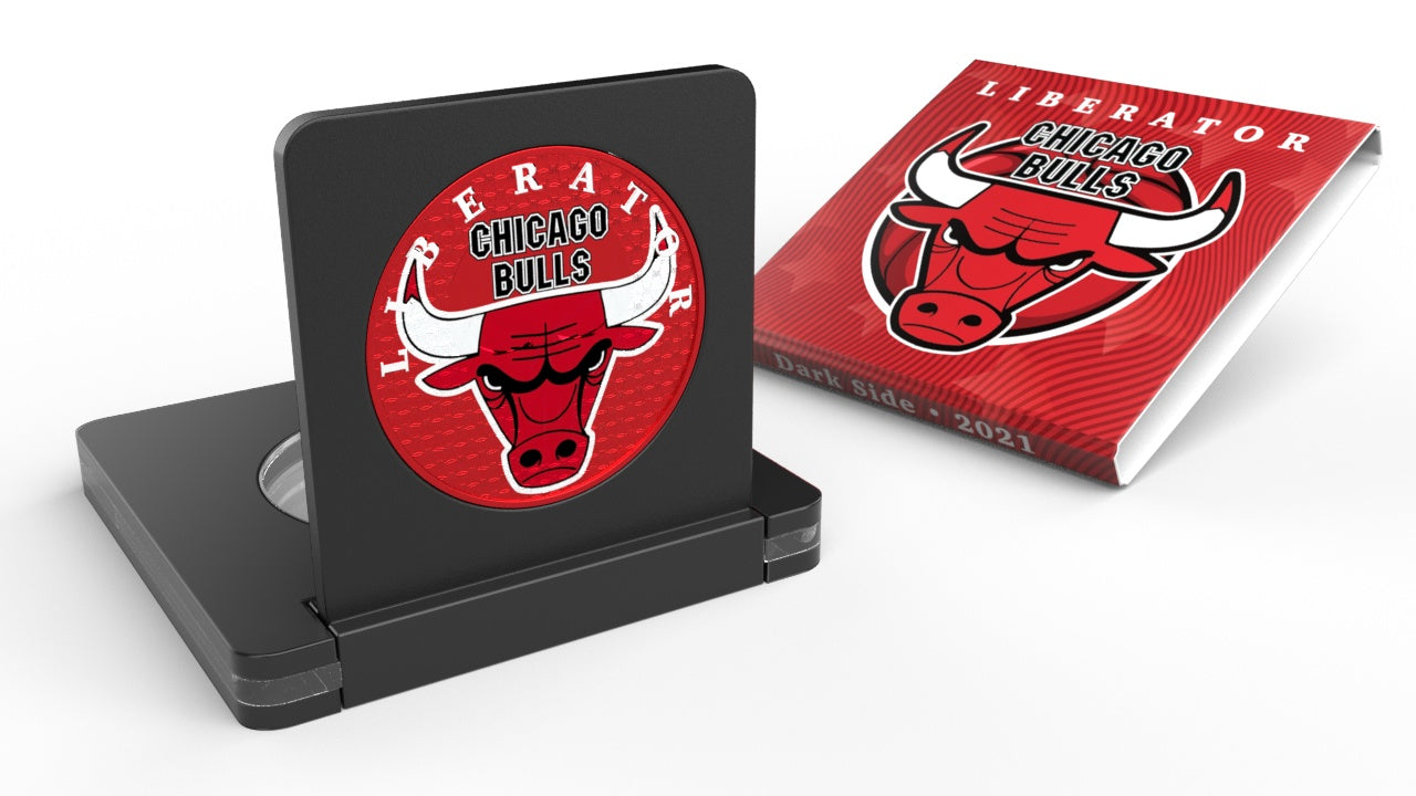 Dark Side 2021 1 Soul Liberator Superheroes 1 Oz Silver Round Chicago Bulls