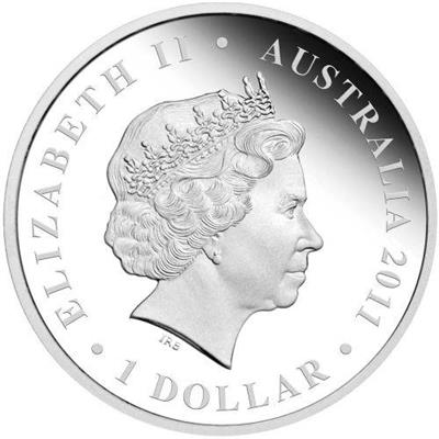 Australia 2011 1$ Dame Nellie Melba 1 Oz Silver Coin