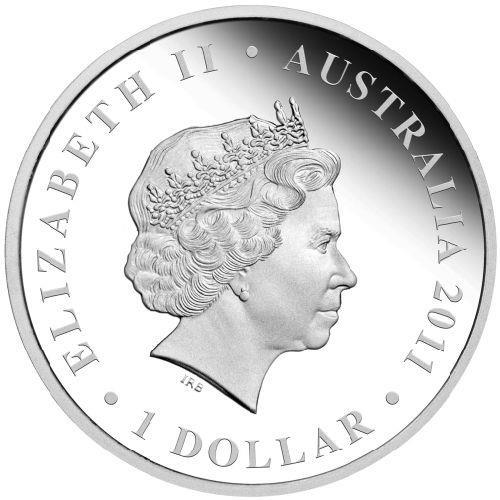 Australia 2011 1$ The Royal Wedding 1 Oz Silver Coin