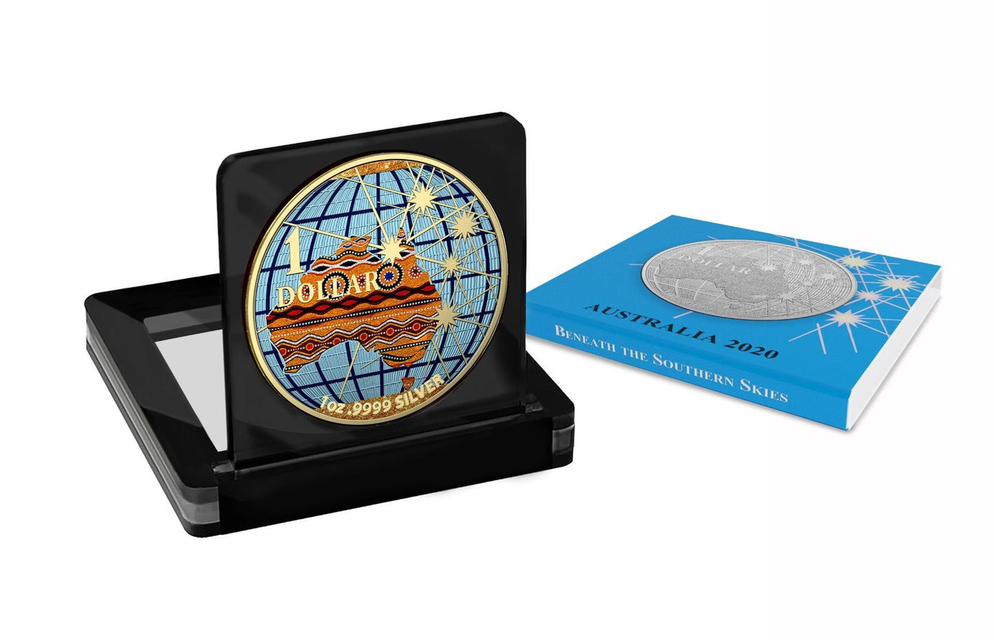 Australia 2020 1$ - Beneath the Southern Skies - Ornament - 1 Oz Silver Coin