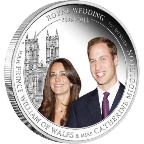 Australia 2011 1$ The Royal Wedding 1 Oz Silver Coin