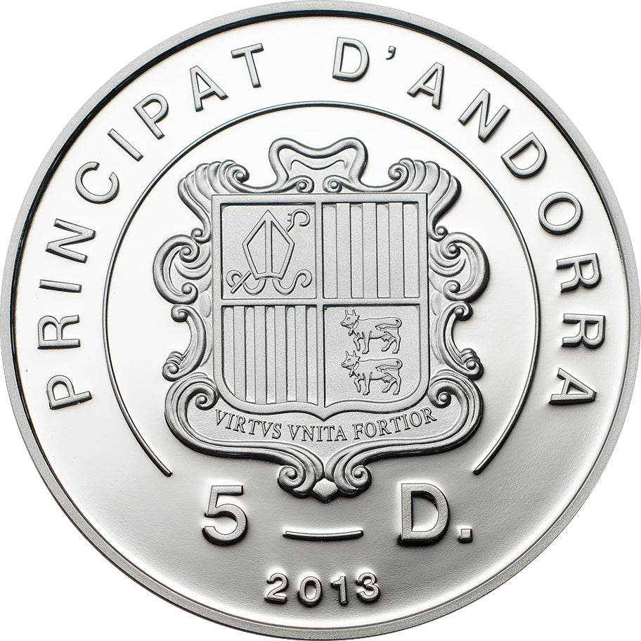 Andorra 2013 5Dinners 20g Fei Reining Silver Coin