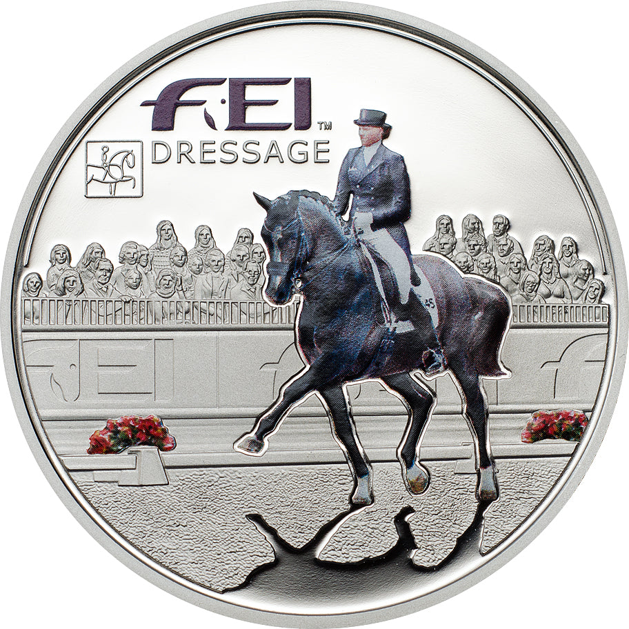 Andorra 2013 5Dinners 20g Fei Dressage Silver Coin