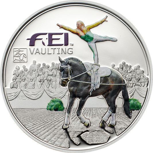 Andorra 2013 5Dinners 20g Fei Vaulting Silver Coin