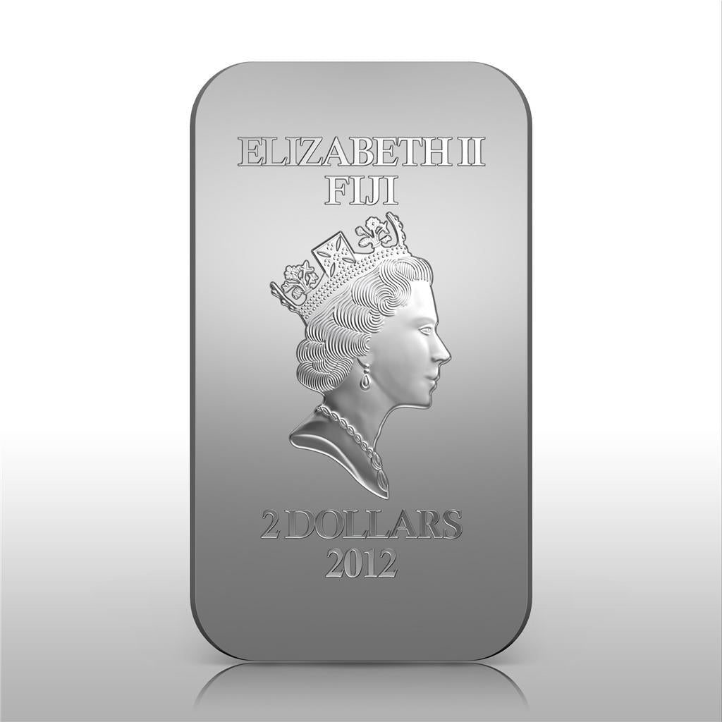 Fiji 2012 2$ Orthodox Shrines  1 Oz Silver Coin God´s Bride