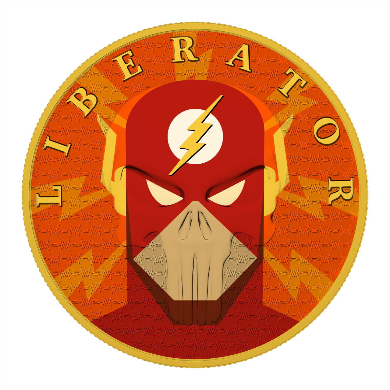 Dark Side 2021 1 Soul Liberator Superheroes 1 Oz Silver Round Flash