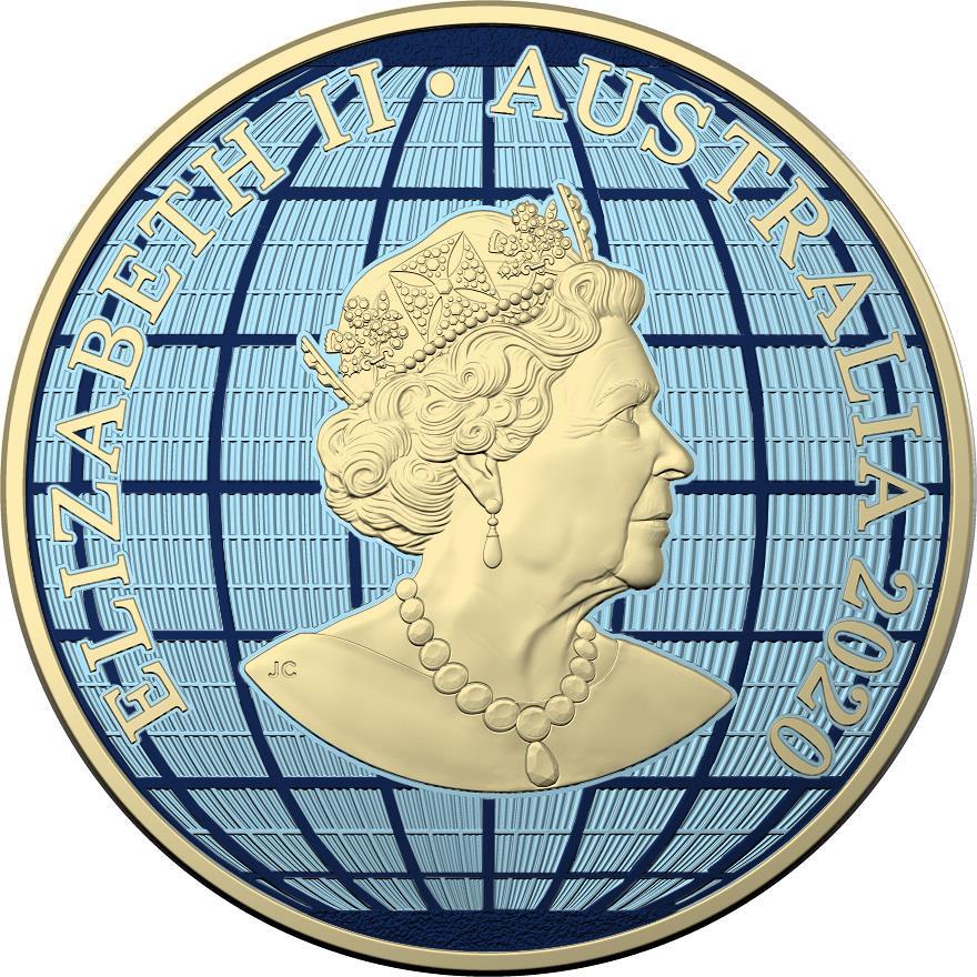 Australia 2020 1$ - Beneath the Southern Skies - Ornament - 1 Oz Silver Coin