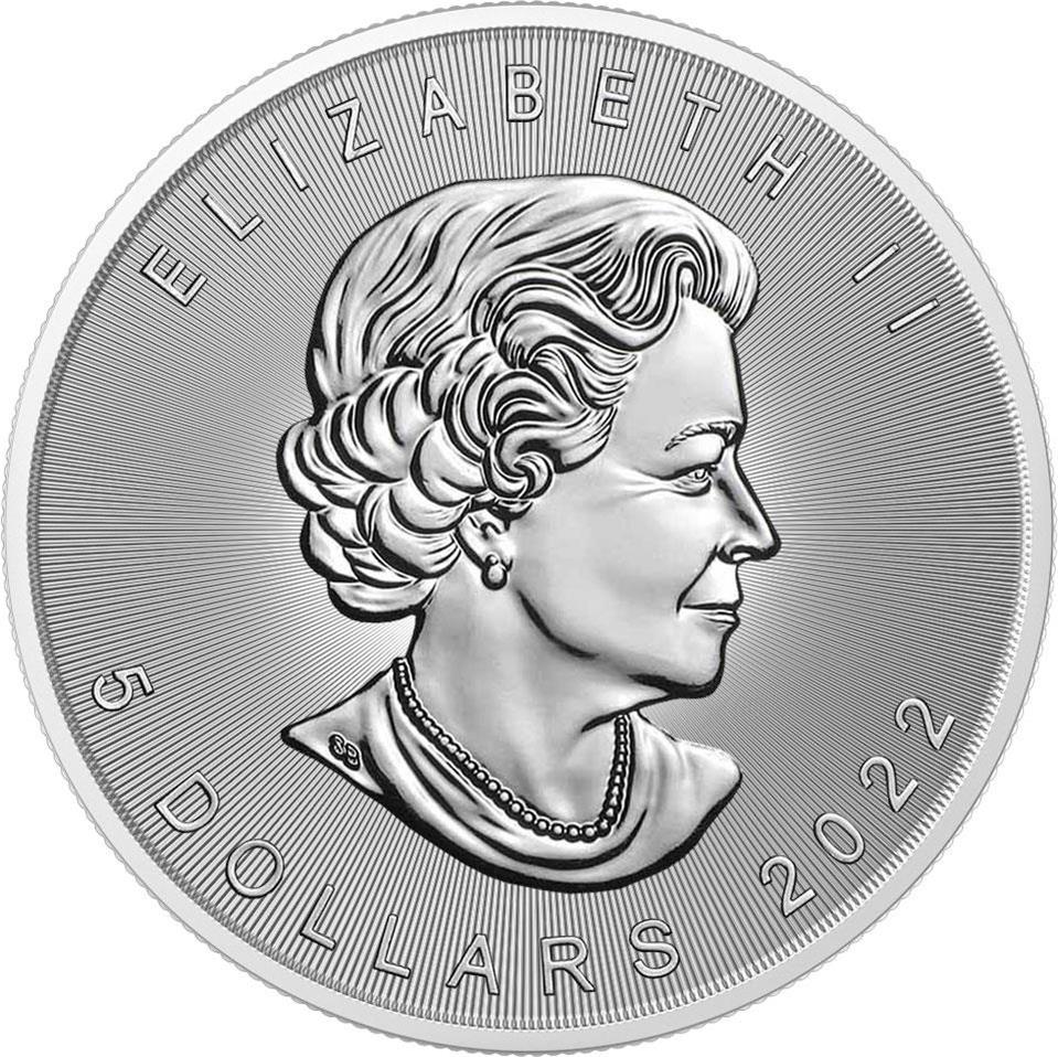 Canada 2022 5$ Maple Leaf Months Edition 1 Oz Bejeweled Silver Coin December