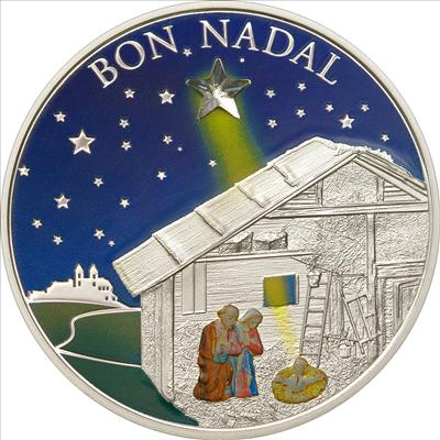 Andorra 2011 5 Dinners 25g Bon Nadal Silver Coin